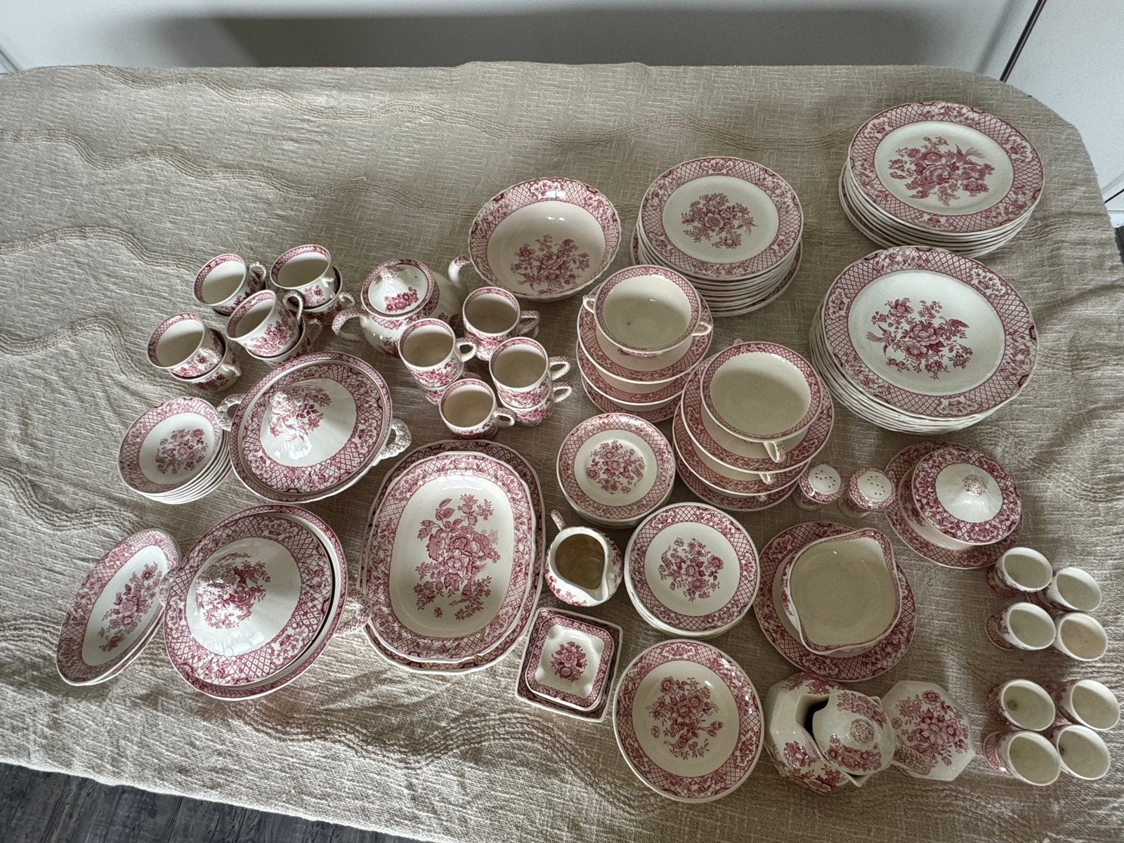 Mason’s Stratfort Pink Servies, Ophalen