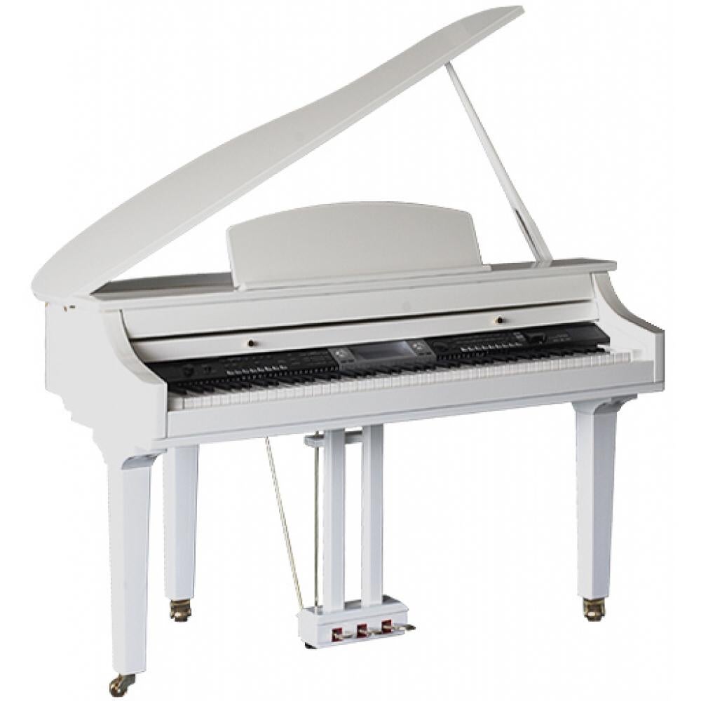 medeli piano grand 500 digital, Ophalen, Wit, Zo goed als nieuw, Vleugel