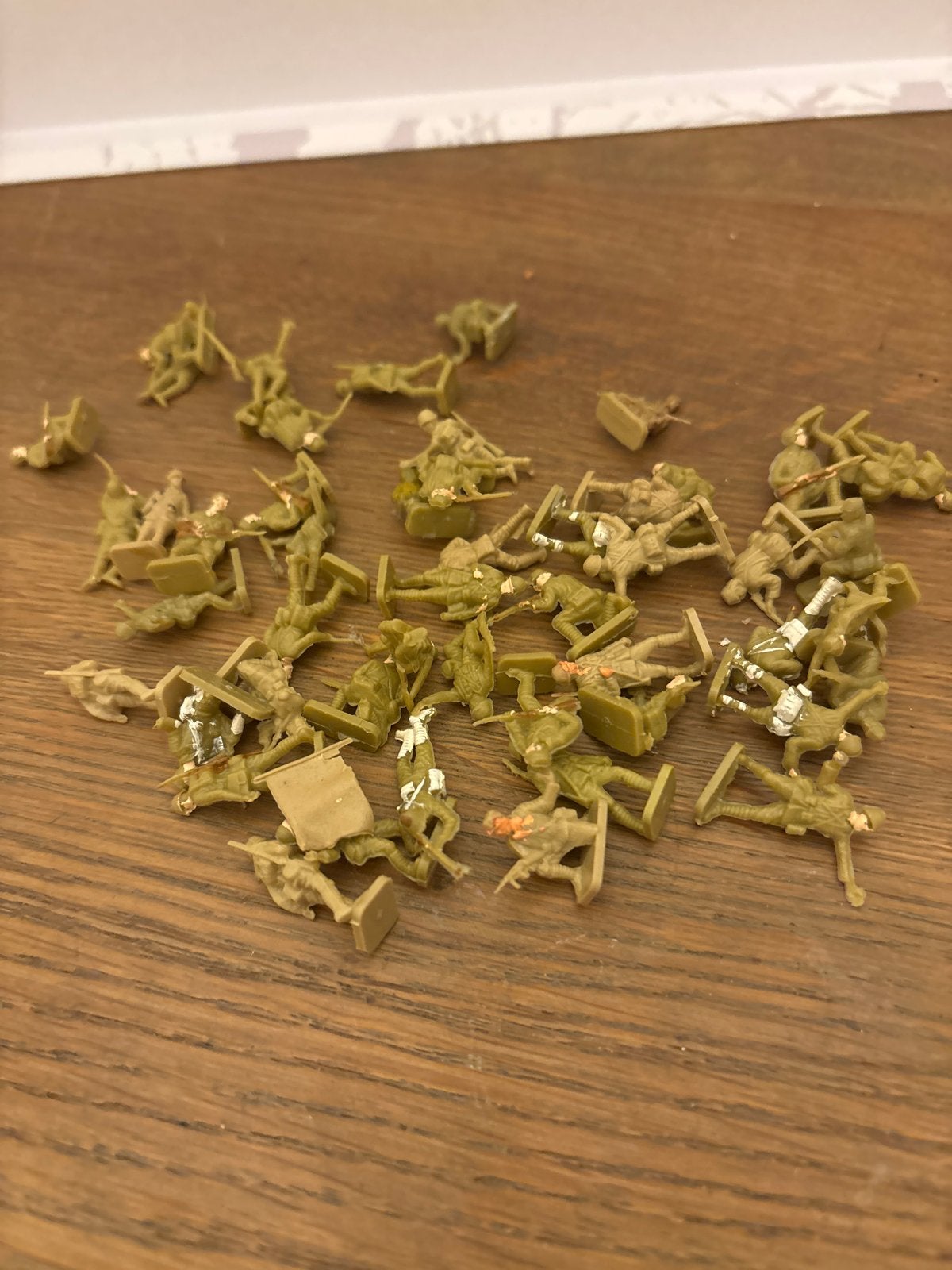 Partij plastic soldaatjes - airfix W W 2, Ophalen of Verzenden, Gebruikt