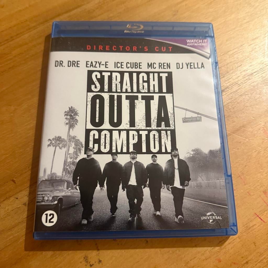 Straight Outta Compton - Director's Cut Blu-Ray, Cd's en Dvd's, Ophalen of Verzenden, Zo goed als nieuw, Drama