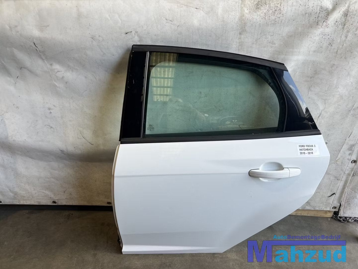FORD FOCUS 3 Hatchback wit links achter deur portier 2010-20, Auto-onderdelen, Gebruikt, Deur, Info@ford.com, Ophalen of Verzenden