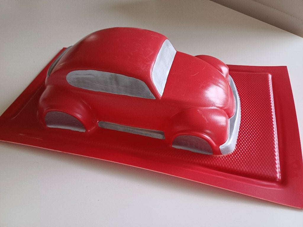 Volkswagen Kever lexan hard kunstof body of mal, Ophalen of Verzenden, Nieuw, Overige schalen, Onderdeel