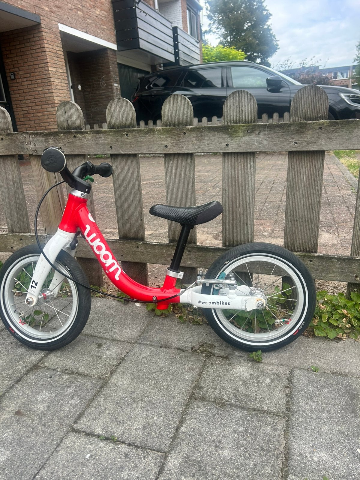 Woom 1 loopfiets, Fietsen en Brommers, Ophalen of Verzenden, Gebruikt, Minder dan 16 inch