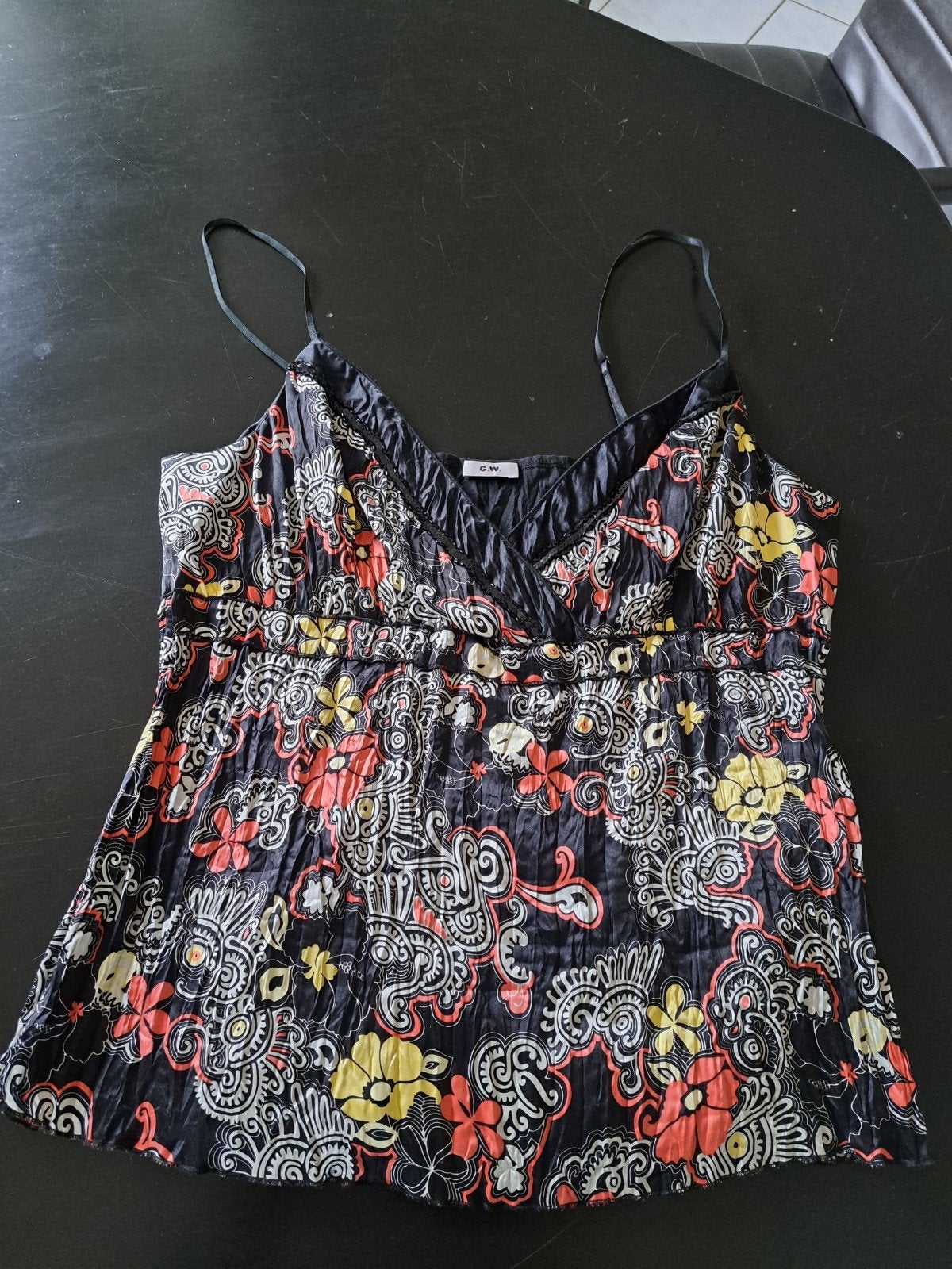 Gerry weber top maat 44 zijde, Maat 42/44 (L), Ophalen of Verzenden, Zo goed als nieuw, Zonder mouw