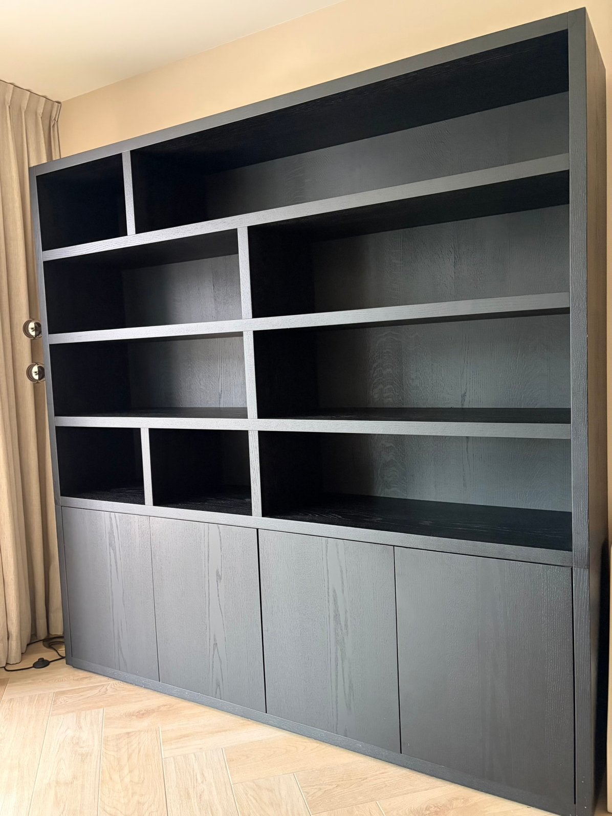 Goossens Barcelona buffetkast, Ophalen, Zo goed als nieuw, 25 tot 50 cm, 200 cm of meer