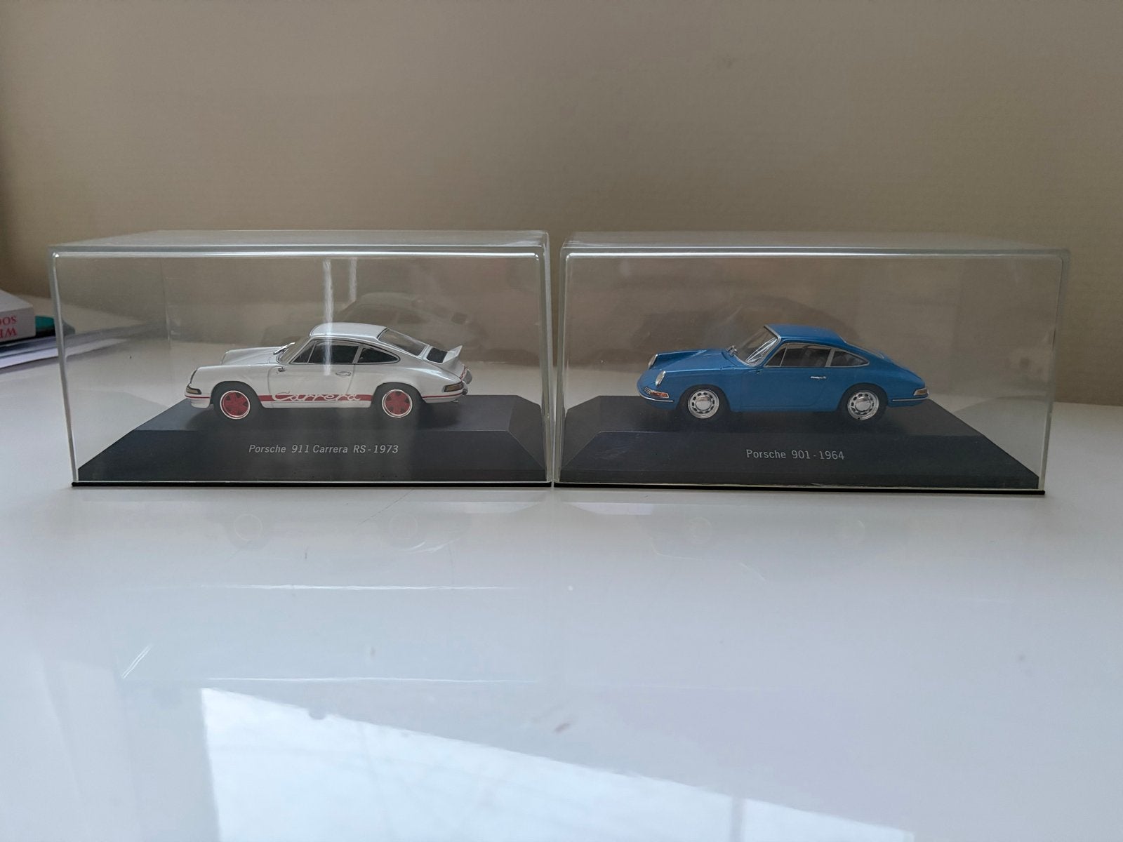 Set van 2 Porsche modelauto's: 911 Carrera RS & 901, Ophalen of Verzenden, Zo goed als nieuw, Auto, Overige merken