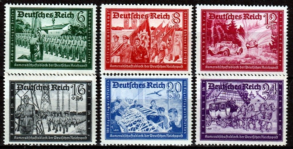 Duitse Rijk Minr 773/8 postfris, Ophalen of Verzenden, Duitse Keizerrijk, Postfris
