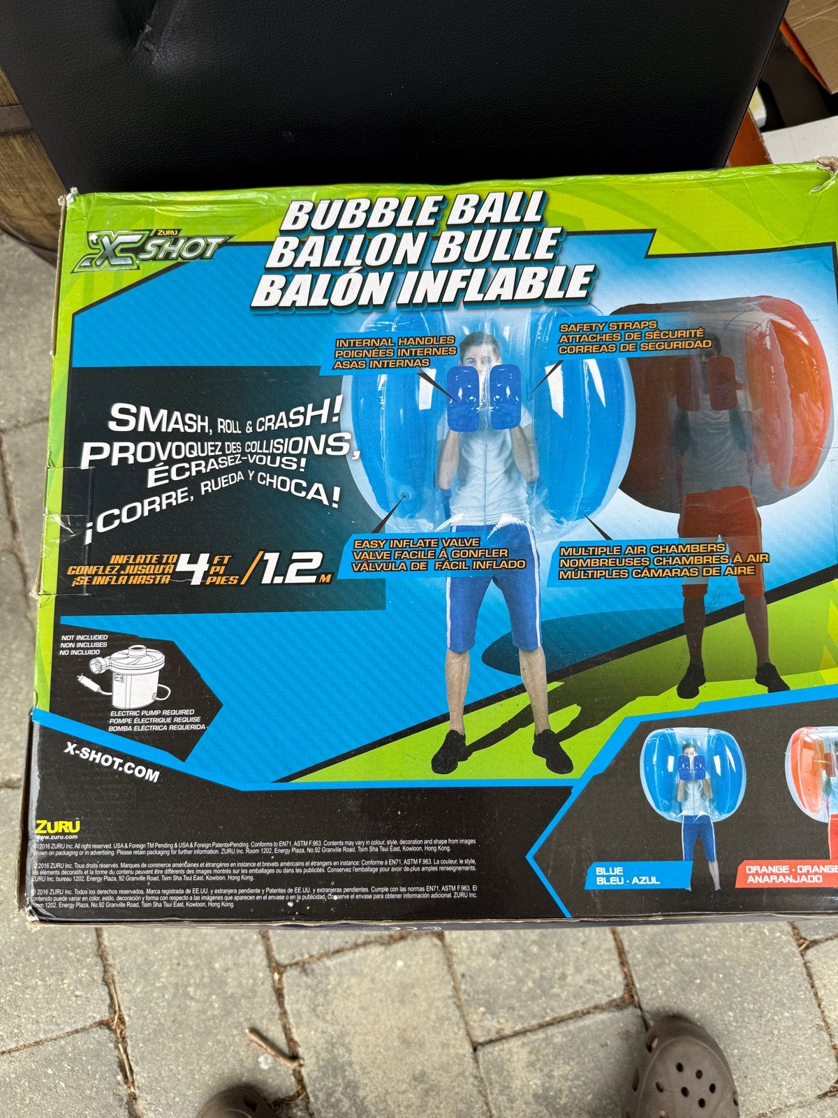 X-Shot Bubble Ball - Opblaasbare speelbal voor kinderen, Ophalen, Nieuw