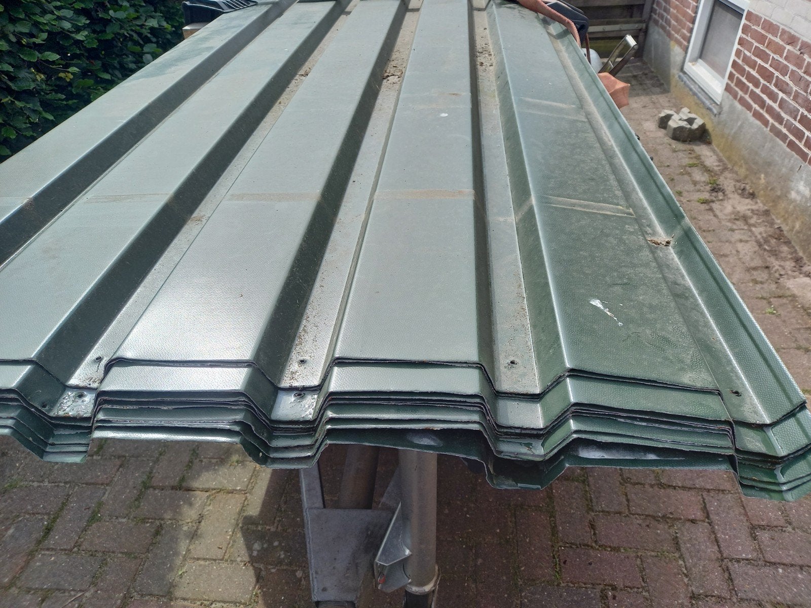donker groene damwand  platen, Ophalen of Verzenden