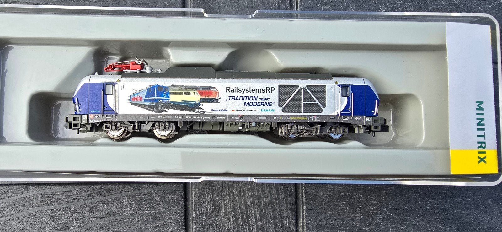 minitrix 16248 Vectron br248 dcc sound top ovp!, Hobby en Vrije tijd, Modeltreinen | N-Spoor, Trix, Ophalen of Verzenden, Zo goed als nieuw