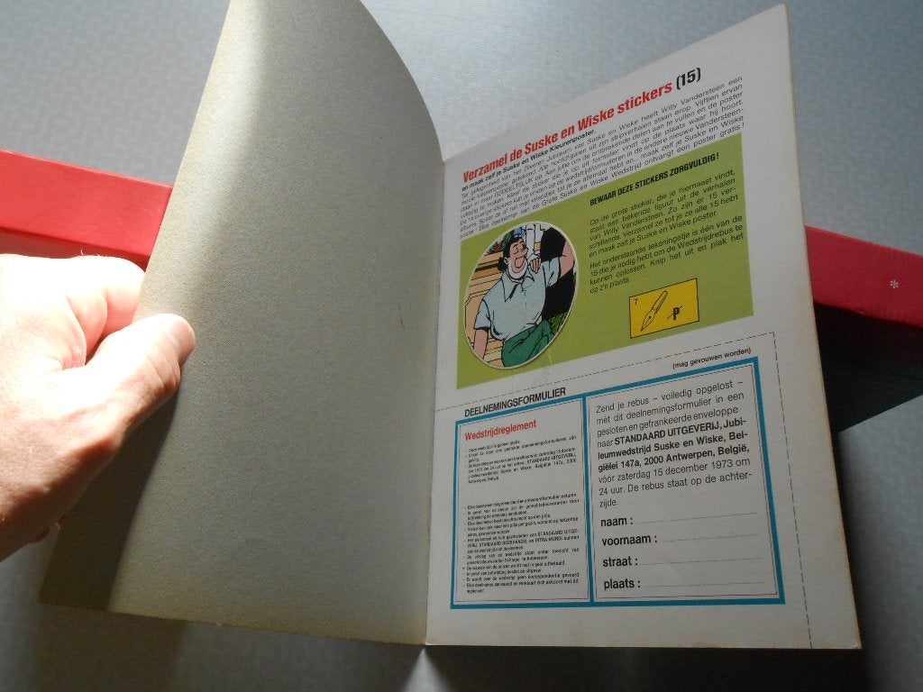 Bessy 106 f Klinga van de lynxen 1973 1 ste druk. Rebus 7 Je, Willy Vandersteen, Eén stripboek, Nieuw, Ophalen of Verzenden