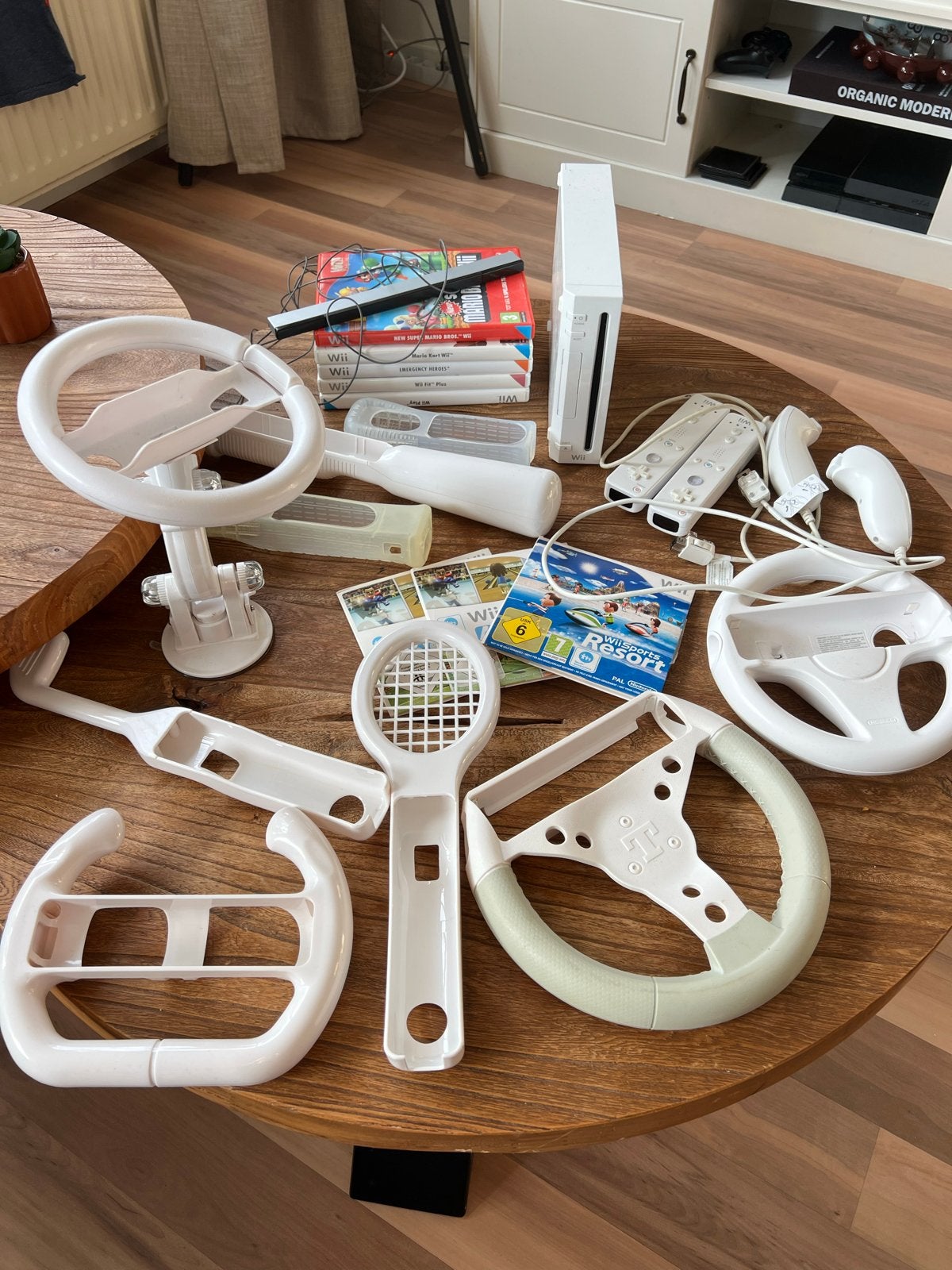 Wii Console Bundel met Accessoires en Games