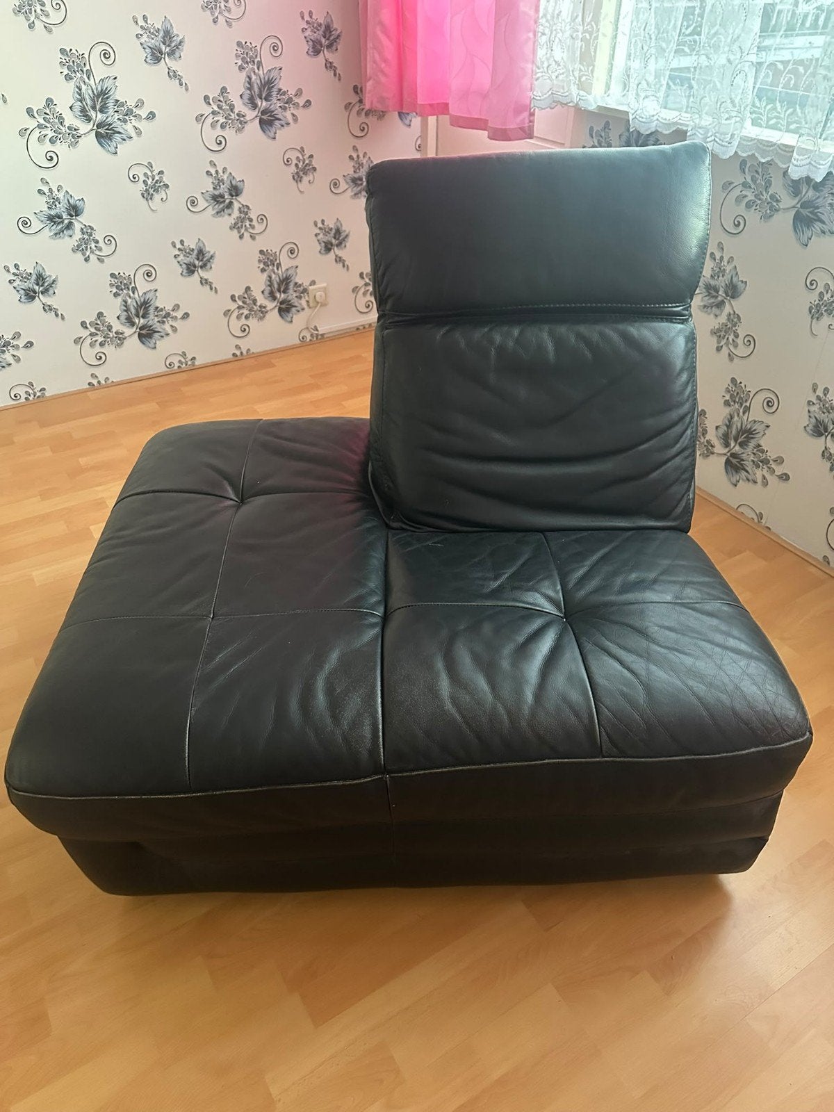 Bank Lederland, Ophalen, Gebruikt, Tweepersoons, Minder dan 150 cm