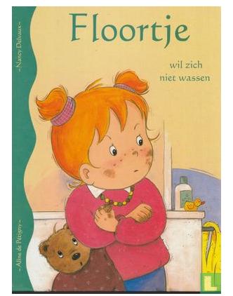 Aline de Petigny - Floortje wil zich niet wassen, Boeken, Kinderboeken | Kleuters, Ophalen of Verzenden, Zo goed als nieuw, Aline de Petigny
