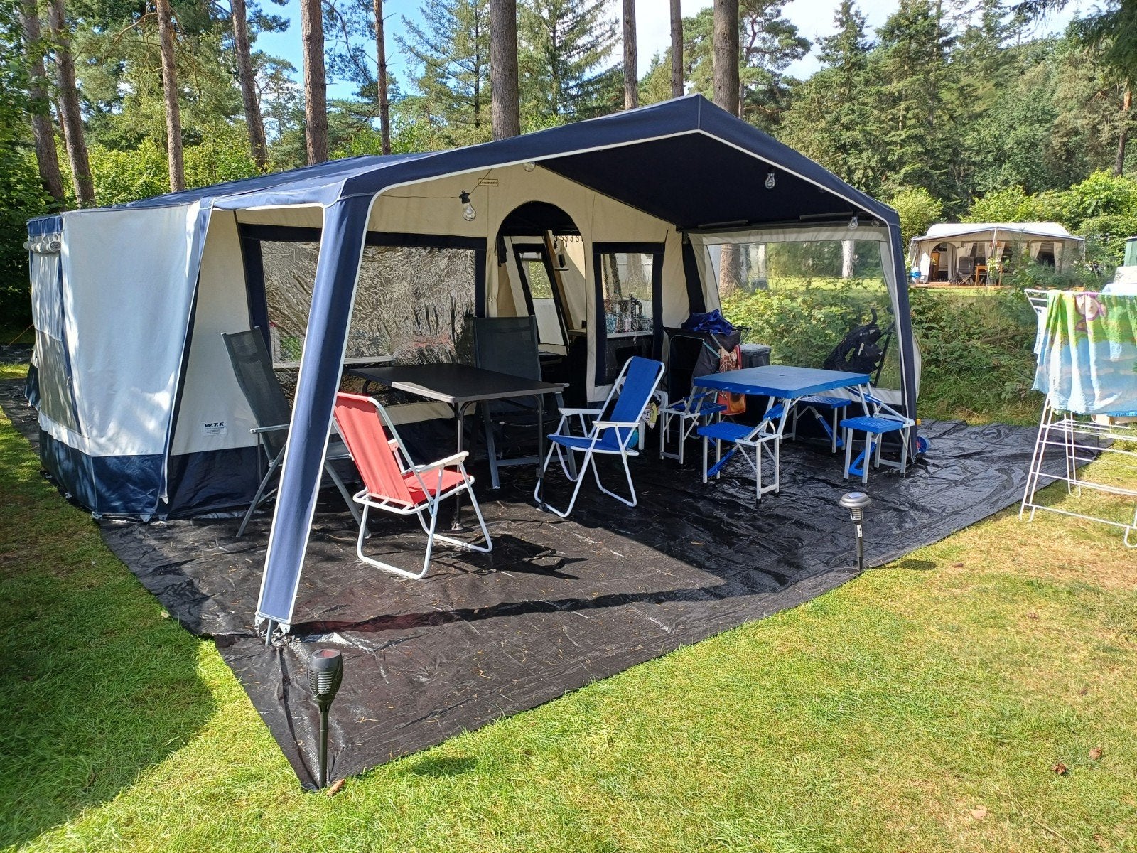 Roadmaster Family S vouwwagen uit 2004 met fietsendragers, Ophalen