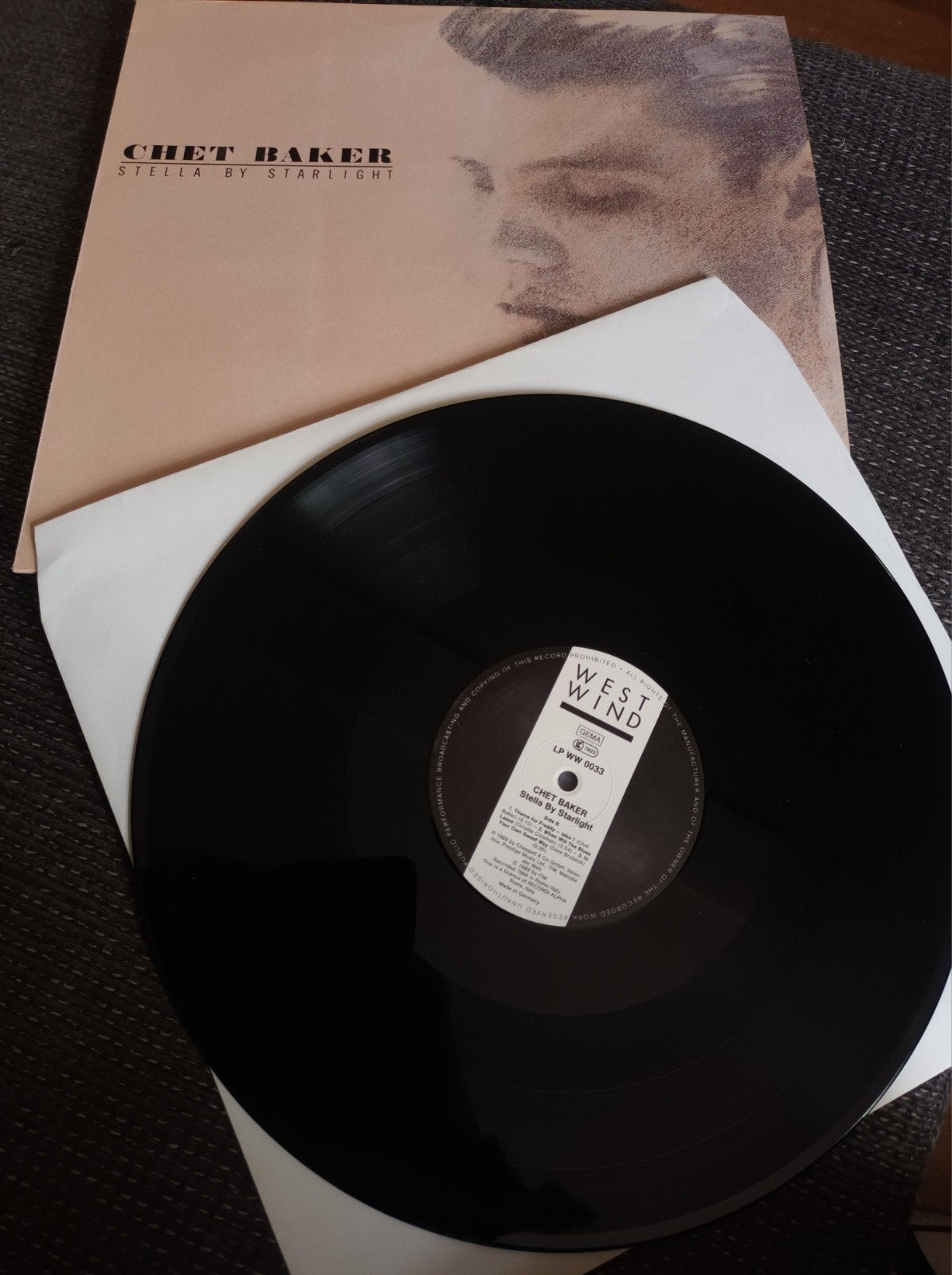 Chet Baker - Stella by starlight 1989/West Wind/RARE !, Ophalen of Verzenden