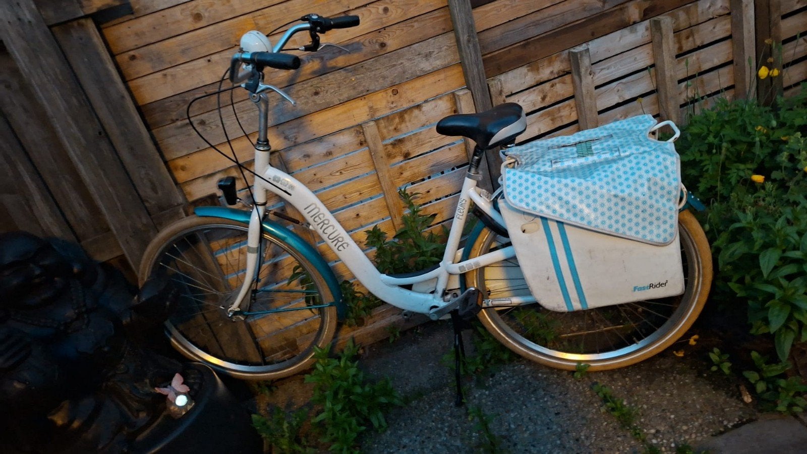 Damesfiets Mercure met fietstassen, Gebruikt, Velgrem, Versnellingen, 50 tot 53 cm