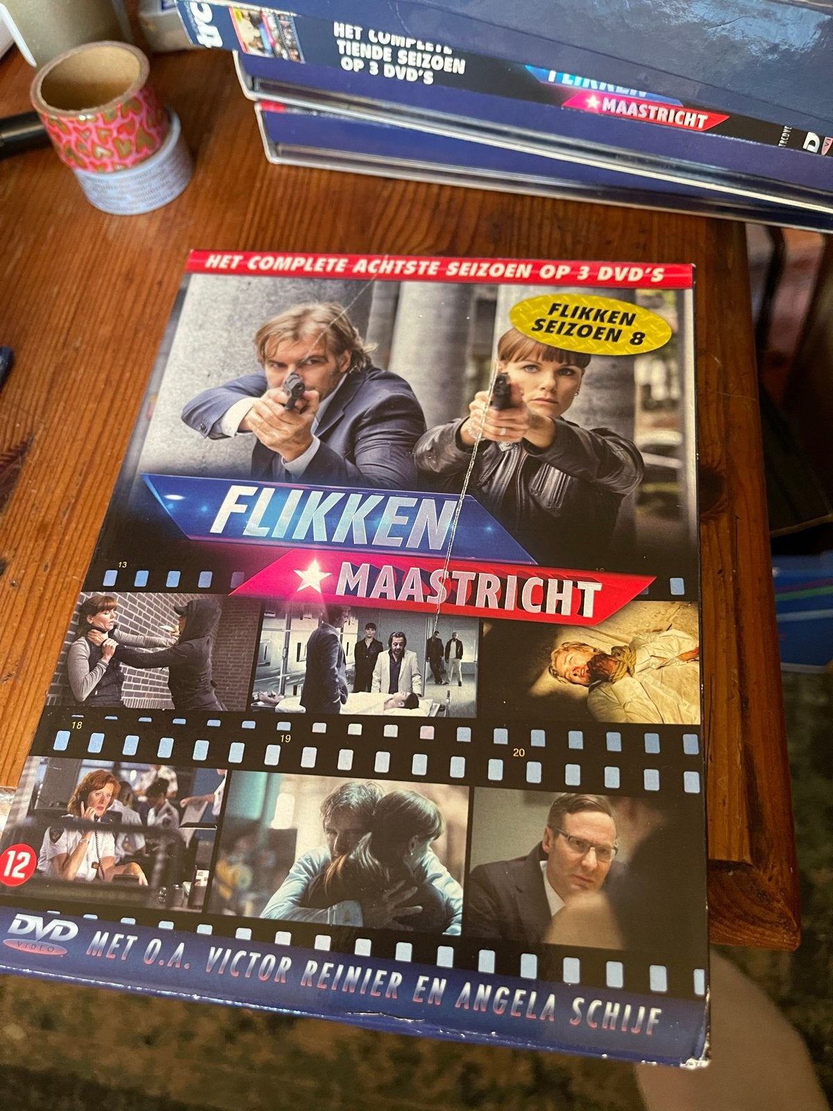 DVD Flikken Maastricht Seizoen 8 - Compleet, Gebruikt, Nederlands, Inclusief doosje, Ophalen of Verzenden