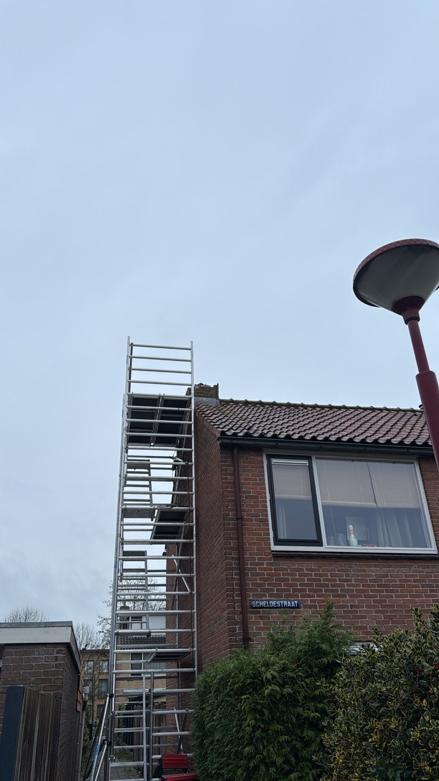Steiger met aanhanger, zo goed als nieuw, compleet, Ophalen, Zo goed als nieuw, Rolsteiger of Kamersteiger, 5 meter of hoger