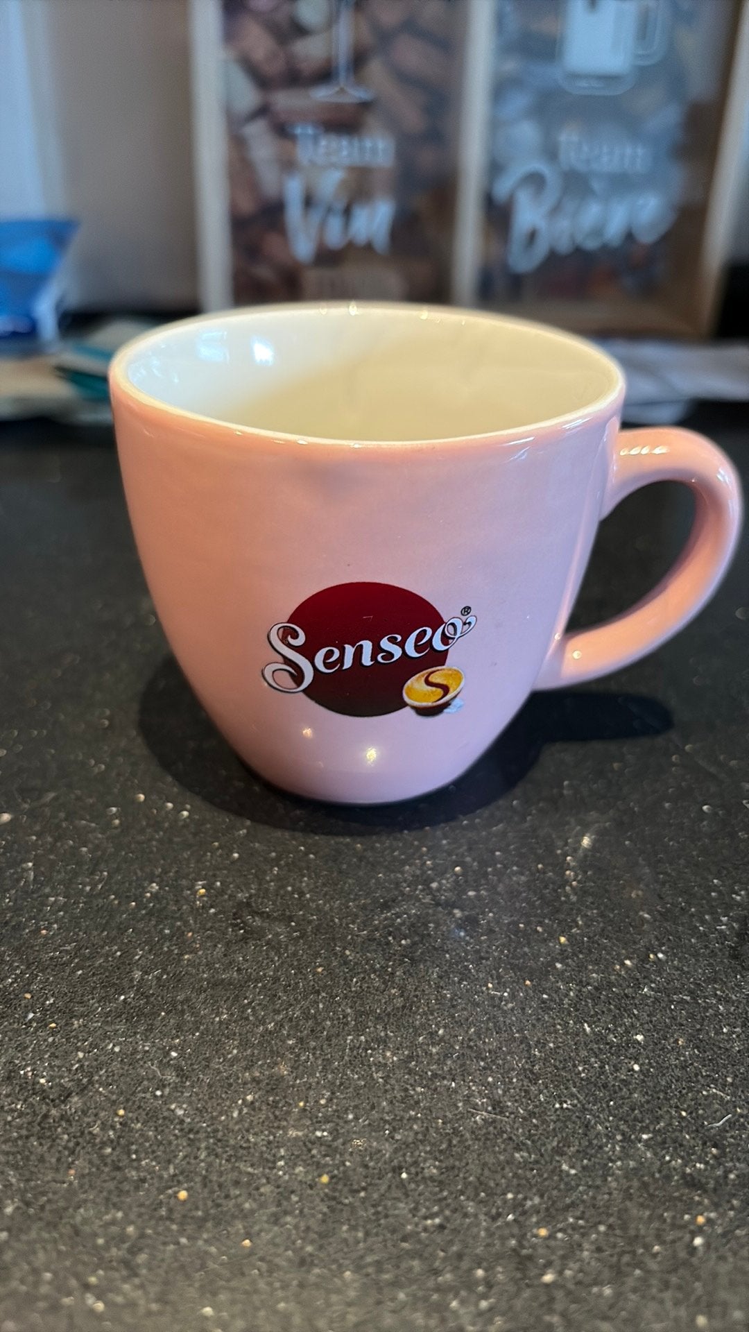 Senseo kopje roze, Huis en Inrichting, Ophalen of Verzenden, Zo goed als nieuw, Overige stijlen, Kop(pen) en/of Schotel(s)