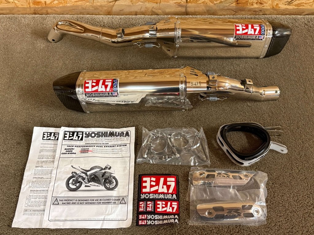 Yoshimura TRC-D uitlaten GSX-R1000 GSXR1000 K9-L1 2009-2011, 5420 Daniels Street, Chino, CA, 91710, US, Verzenden, Nieuw, Sales@yoshimura-rd.com
