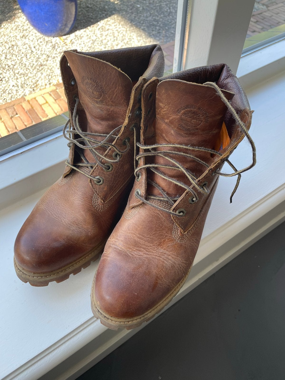 Timberland Anniversary Editie Boots - Maat 44 (9.5 US), Ophalen of Verzenden, Zo goed als nieuw, Bruin, Boots