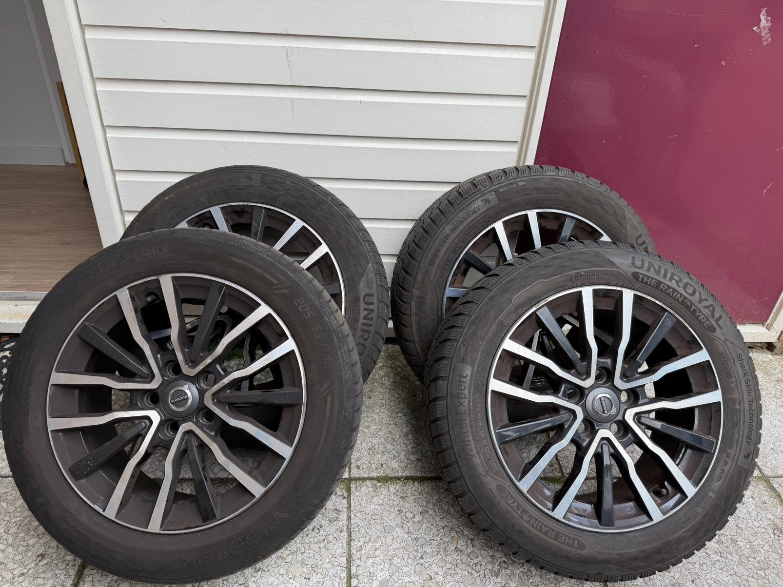 Set van 4 originele Volvo, Ophalen of Verzenden, Volvo