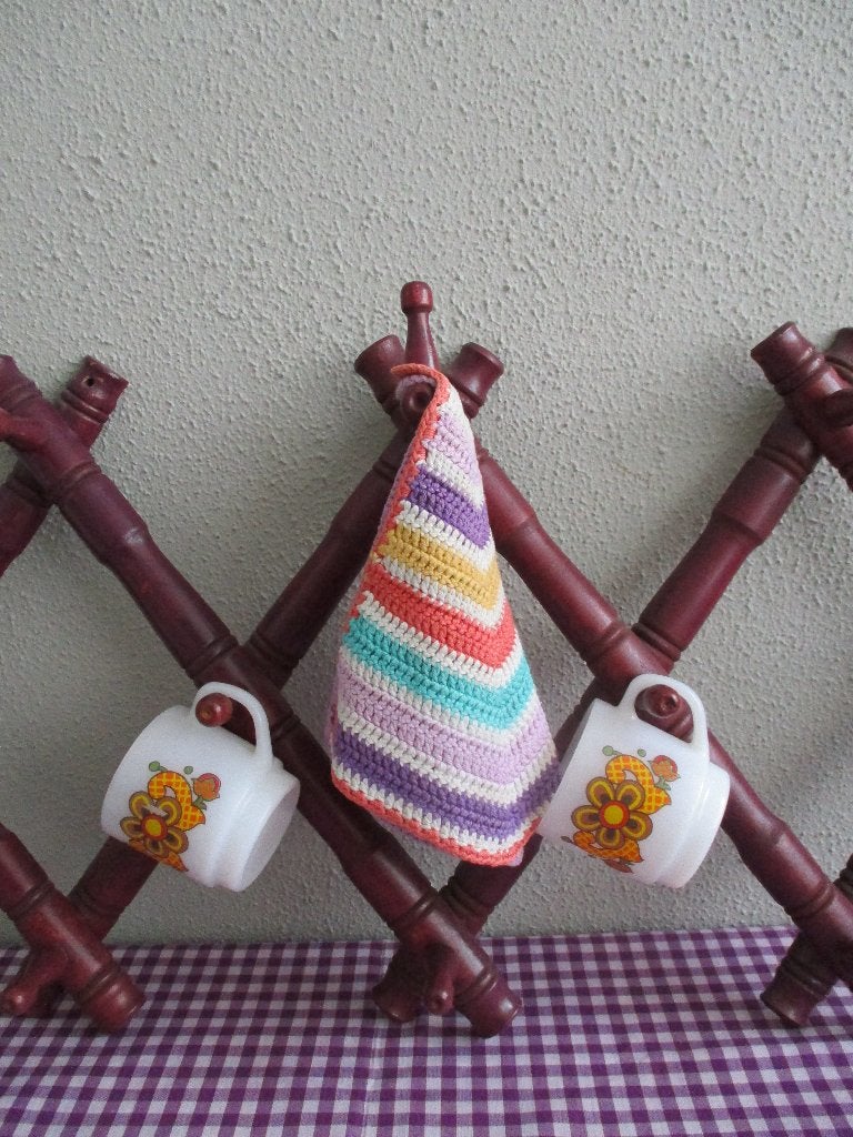 Vintage Mokkenrek Retro Wandrekje, Ophalen of Verzenden, Huis en Inrichting