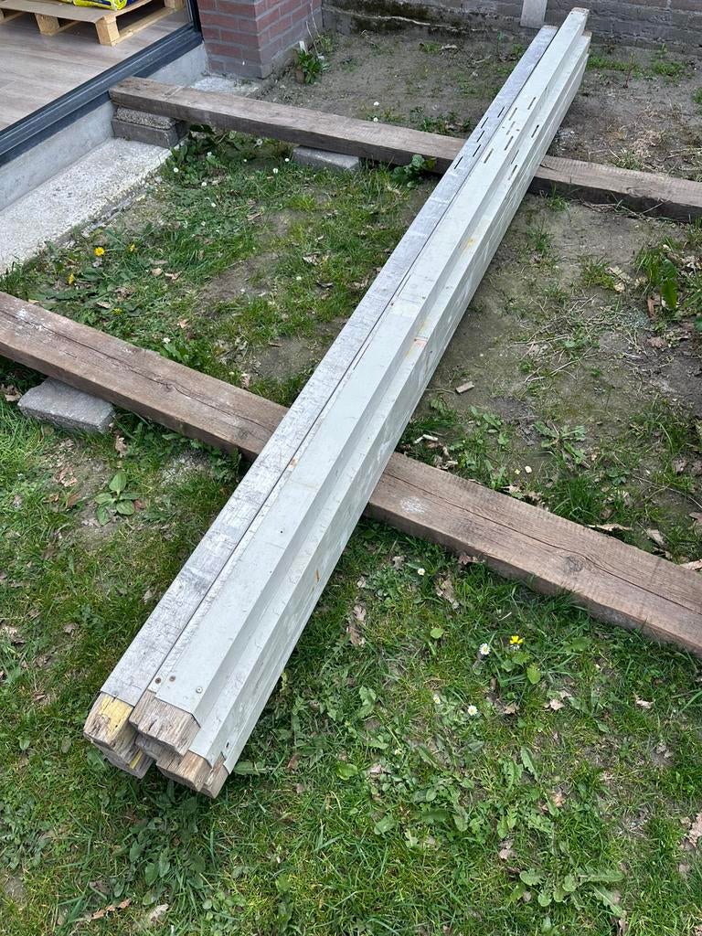 Te koop 10 x aluminium profiel 3 mtr., Ophalen, Gebruikt