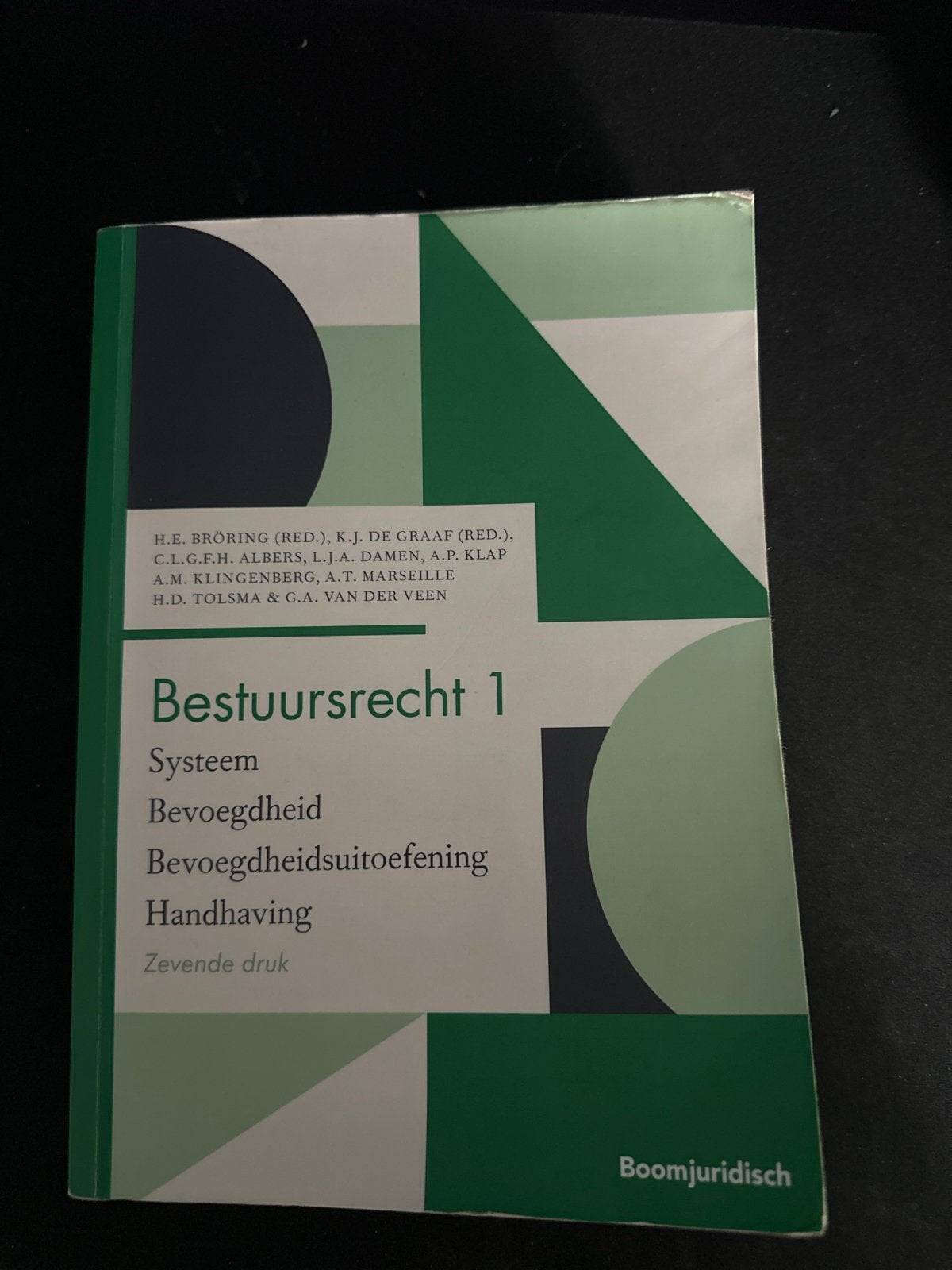 Bestuursrecht 1 - Zevende druk - Boomjuridisch, Ophalen of Verzenden, Gamma, Zo goed als nieuw, WO