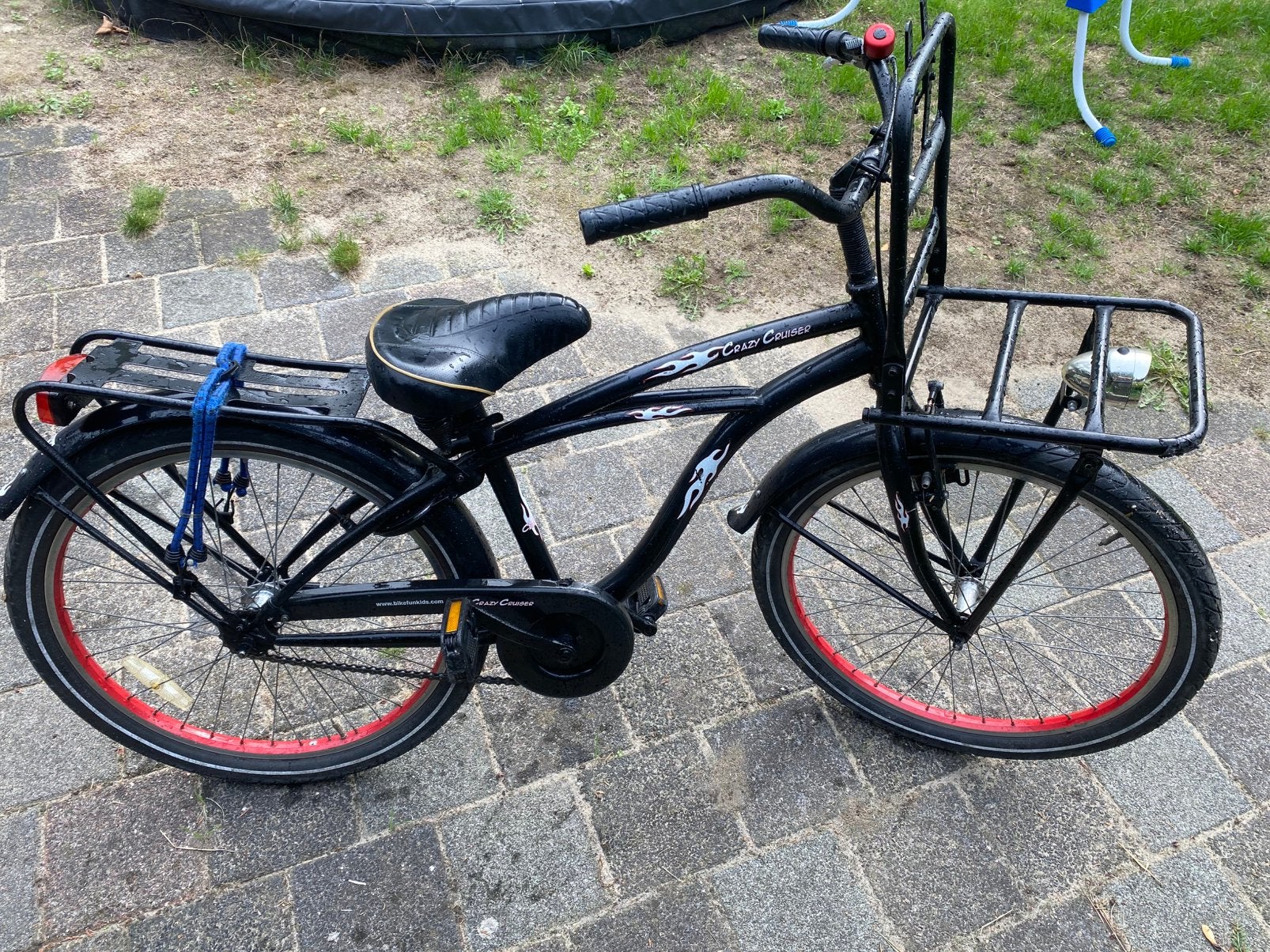 Crazy Cruiser fiets 24”, Fietsen en Brommers, Ophalen, Gebruikt, 24 inch, Handrem