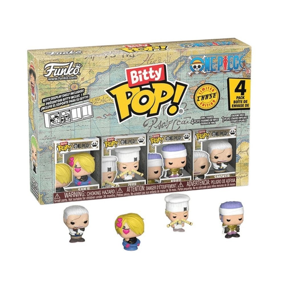 One Piece Bitty POP! Vinyl Figure 4-Pack Sanji 2,5 cm, Heo GmbH, Nieuw, Ophalen of Verzenden, Info@heogmbh.de