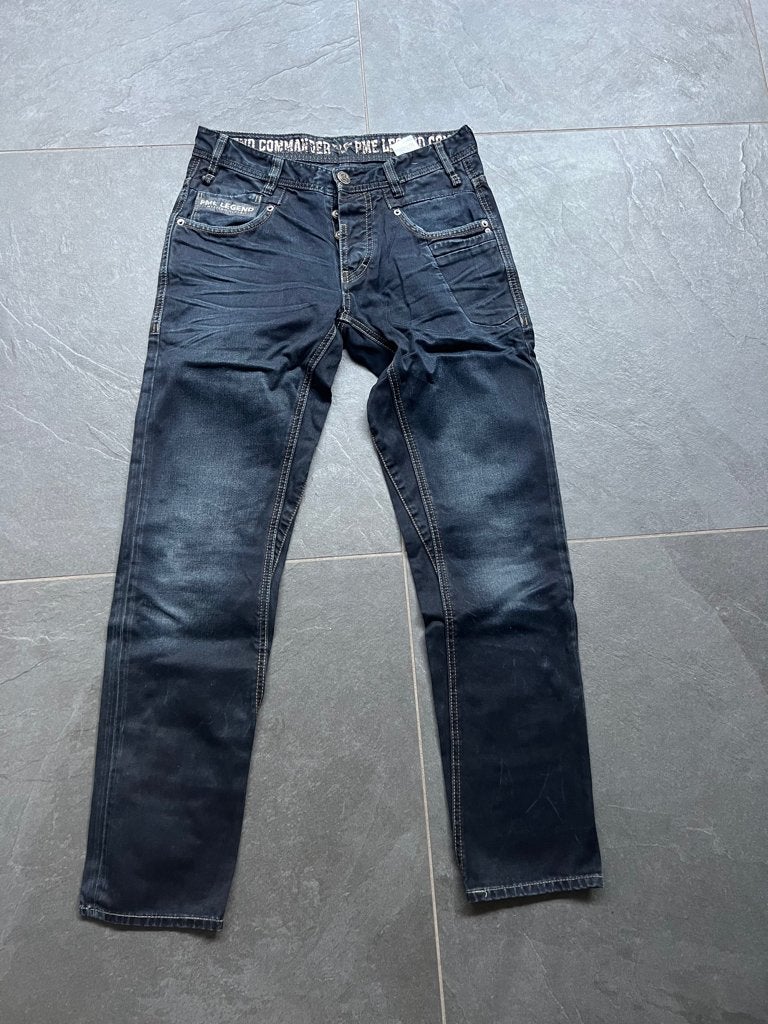 Pme legend spijkerbroek jeans pall mall commander 29 l 32, Blauw, Pall Mall PME Legend, W32 (confectie 46) of kleiner, Zo goed als nieuw