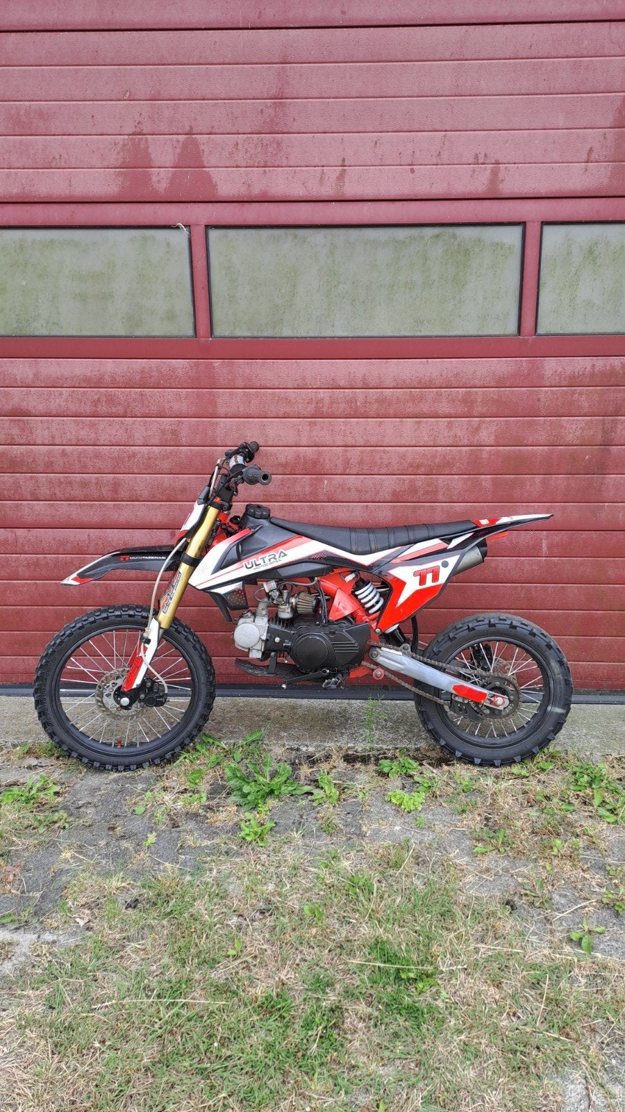 Ultra 125 cc crossmotor/pitbike, 125 cc, Zo goed als nieuw, 4 versnellingen, Ophalen