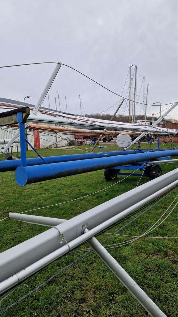 Stowe mast met rolfok en verstaging, Watersport en Boten, Ophalen of Verzenden