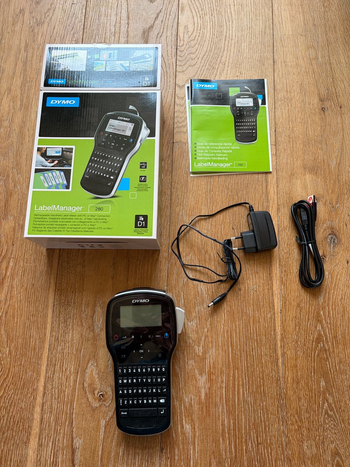 Dymo LabelManager 280, Computers en Software, Labelprinters, Ophalen of Verzenden, Zo goed als nieuw, Qwerty, Tape-label