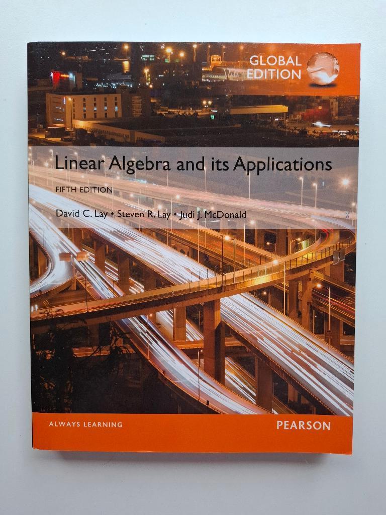 Linear Algebra and Its Applications – 5th edition, David C. Lay, Steven R. Lay, Judi J. McDonald, Nieuw, Ophalen of Verzenden