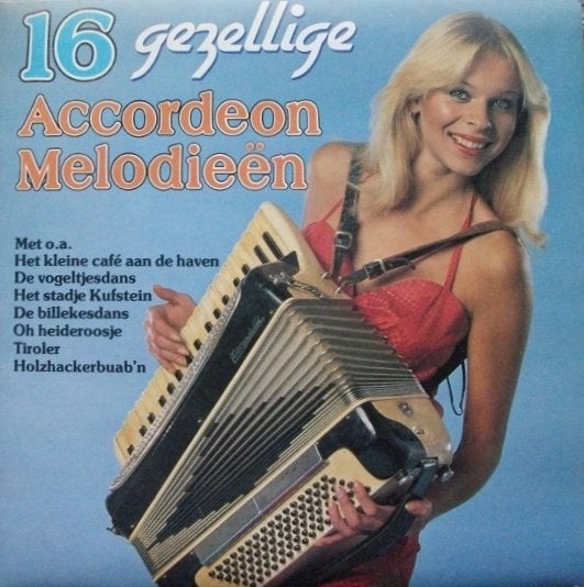 LP 16 Gezellige Accordeon Melodieën - Diverse Artiesten, Cd's en Dvd's, LP, Ophalen of Verzenden, 12 inch, Complilatie