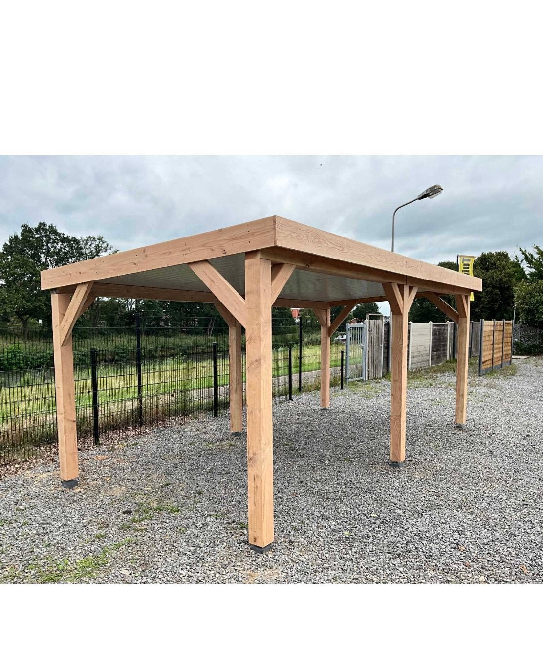 Carport/overkapping 900x400cm, Ophalen, Zo goed als nieuw