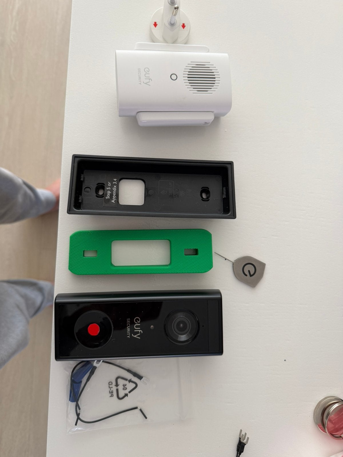 Eufy doorbell conpleet battery, Ophalen of Verzenden, Gebruikt