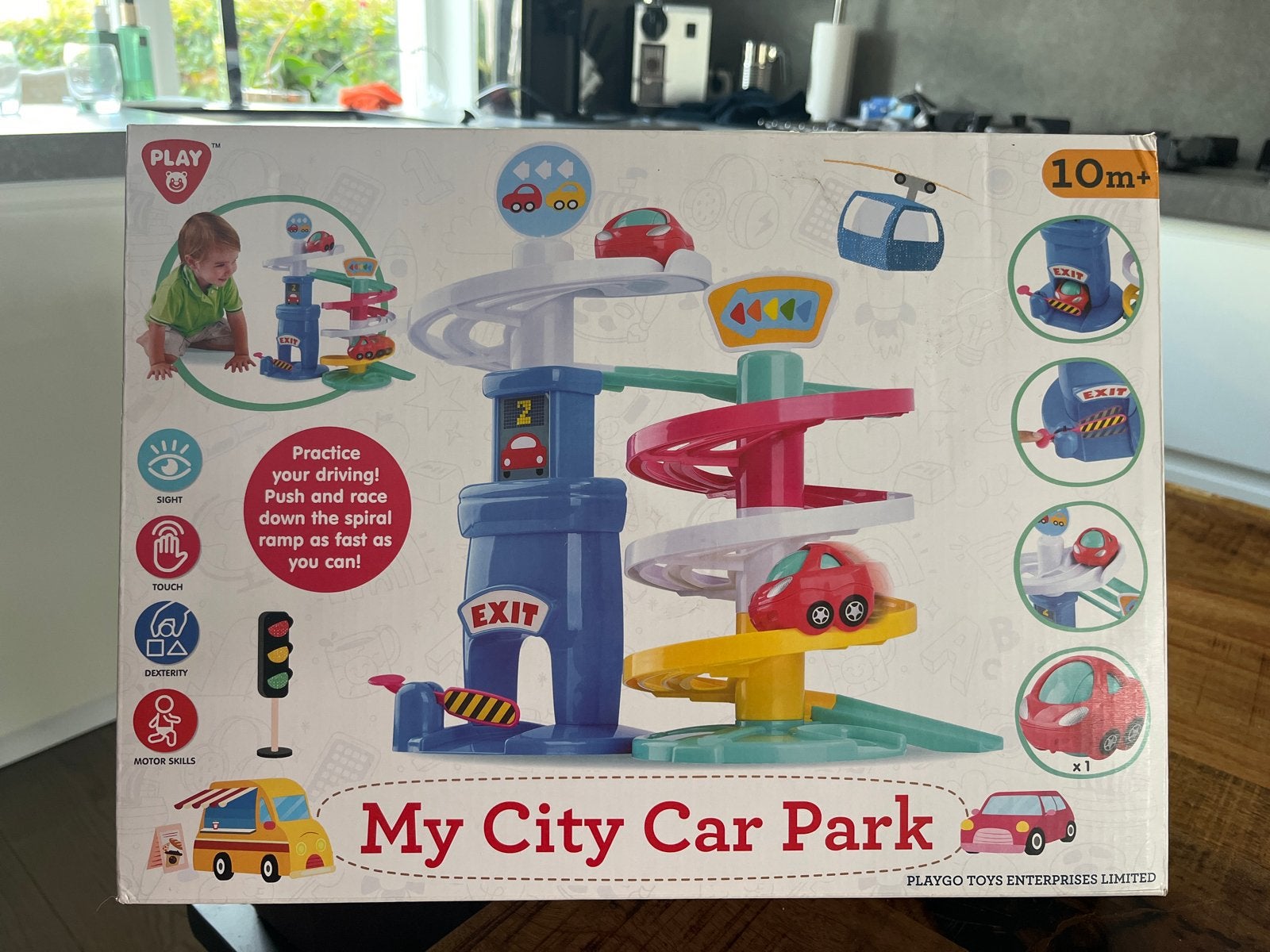 Playgo My City Car Park - Garage Speelset voor Kinderen, Ophalen, Nieuw, Auto, Met wieltjes