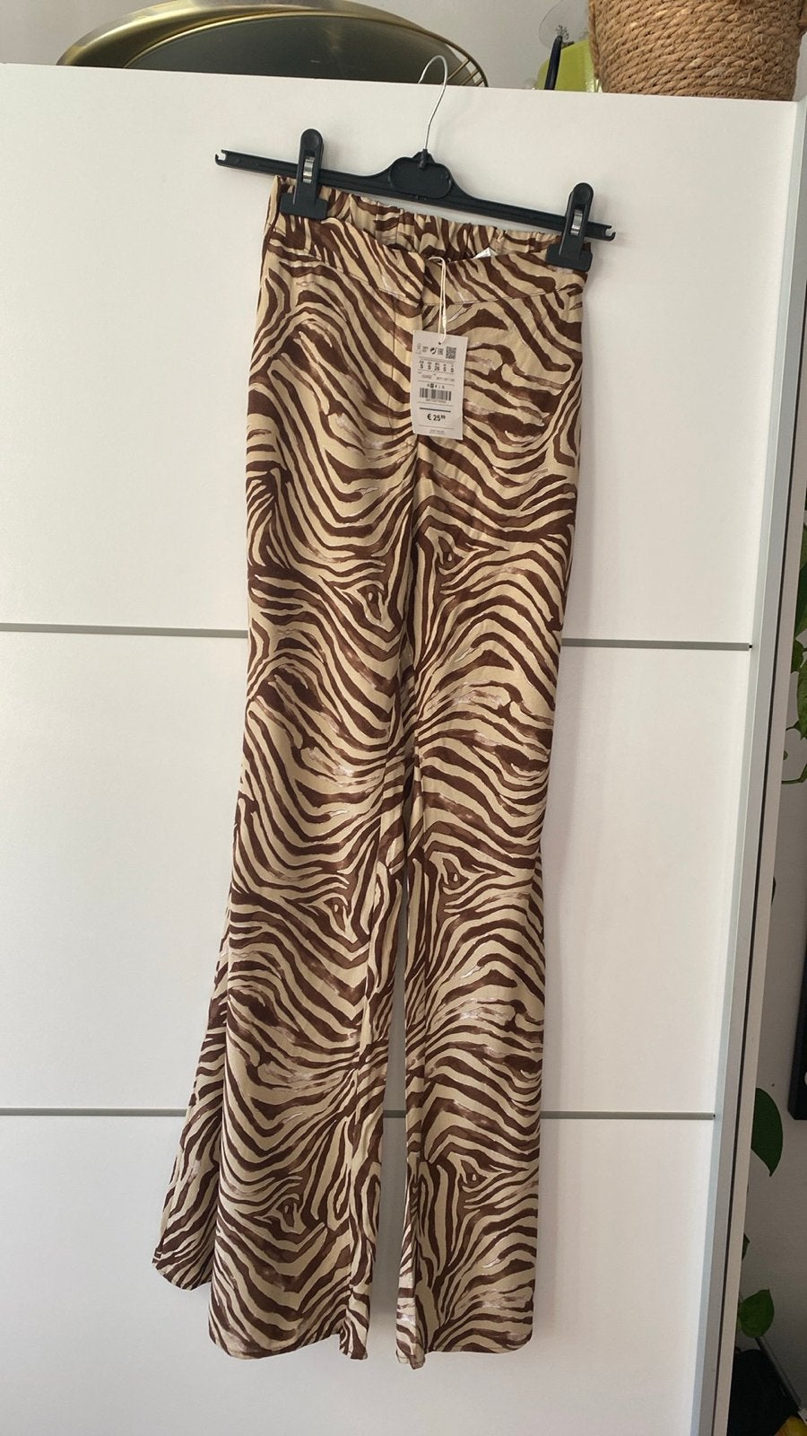 PULL&BEAR Zebraprint Broek - Nieuw met kaartje, Bruin, Nieuw, Ophalen of Verzenden, Maat 36 (S)