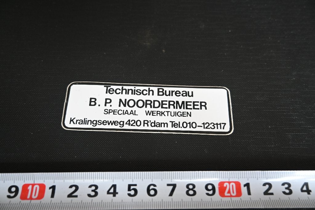 sticker Rotterdam Technisch Bureau B.P. NOORDERMEER, Ophalen, Zo goed als nieuw