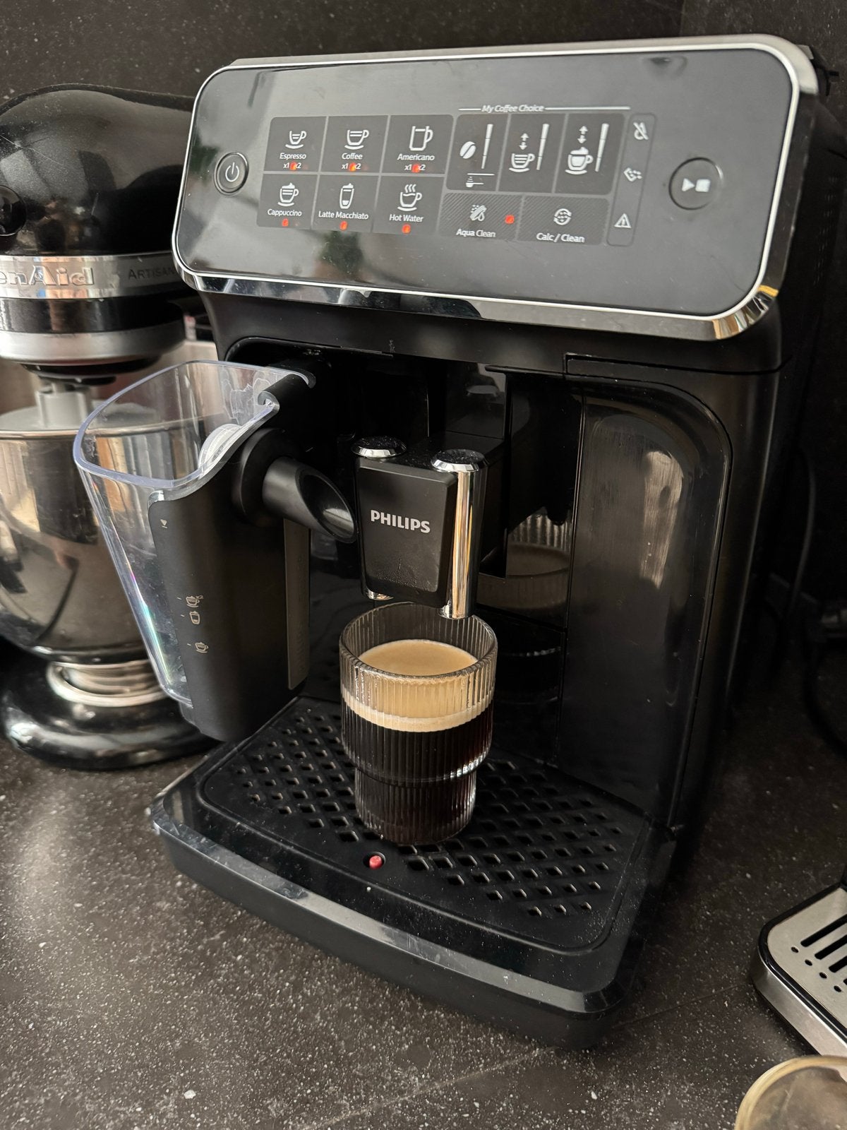 Philips LatteGo EP3246/70 Volautomatische Koffiemachine, Afneembaar waterreservoir, Koffiemachine, Zo goed als nieuw, Koffiebonen