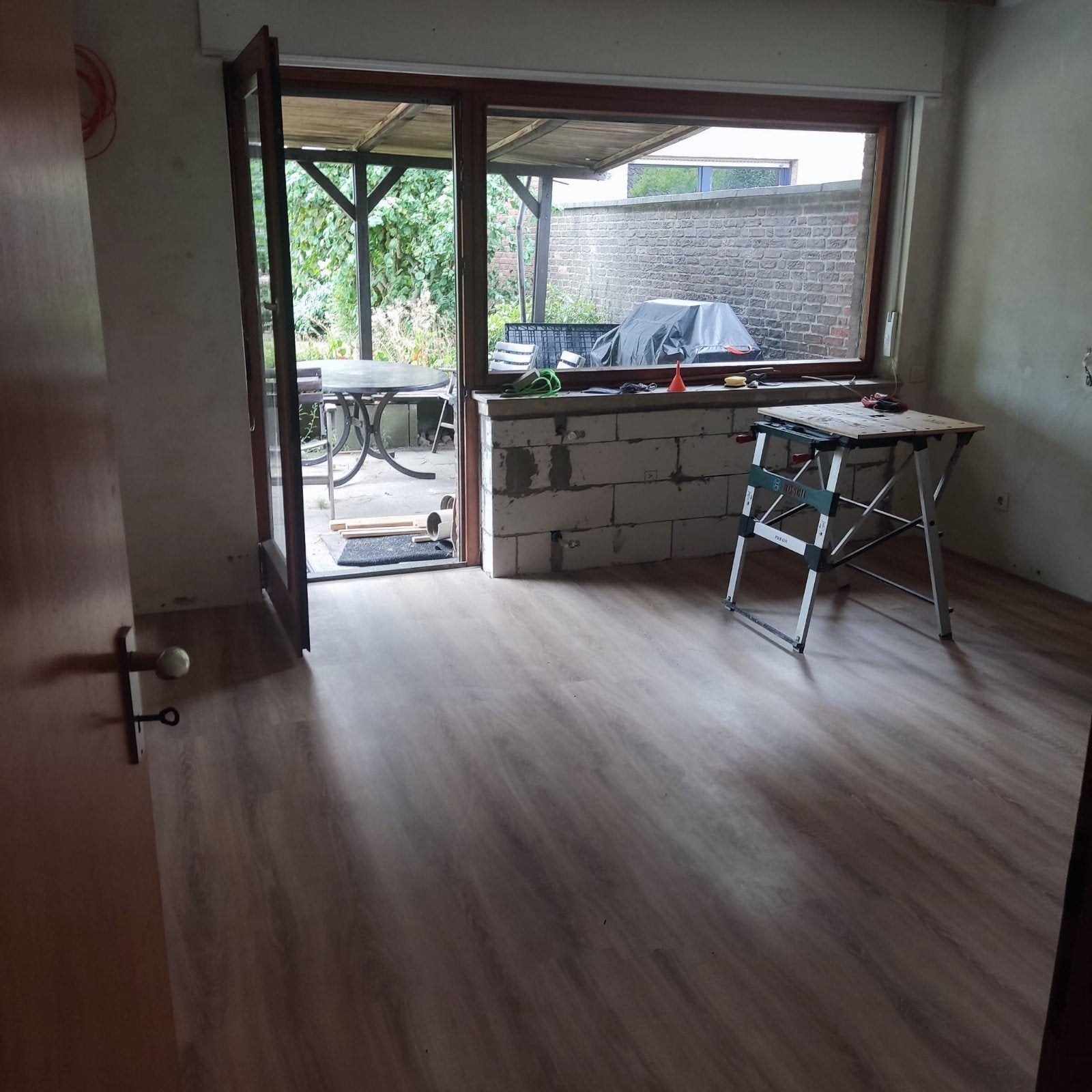 Eiken laminaatvloer, Ophalen, Gebruikt, Minder dan 25 mm, Eiken