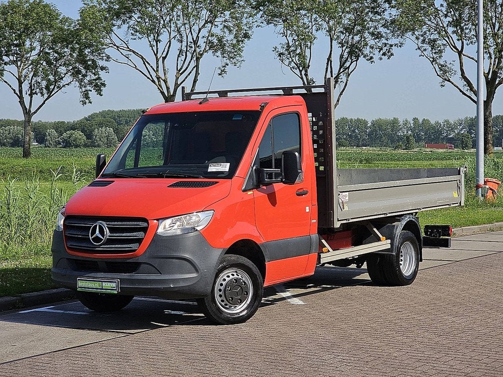 MERCEDES-BENZ SPRINTER 514 kipper mbux euor6 ac, Elektrische buitenspiegels, Gebruikt, Euro 6, 143 pk