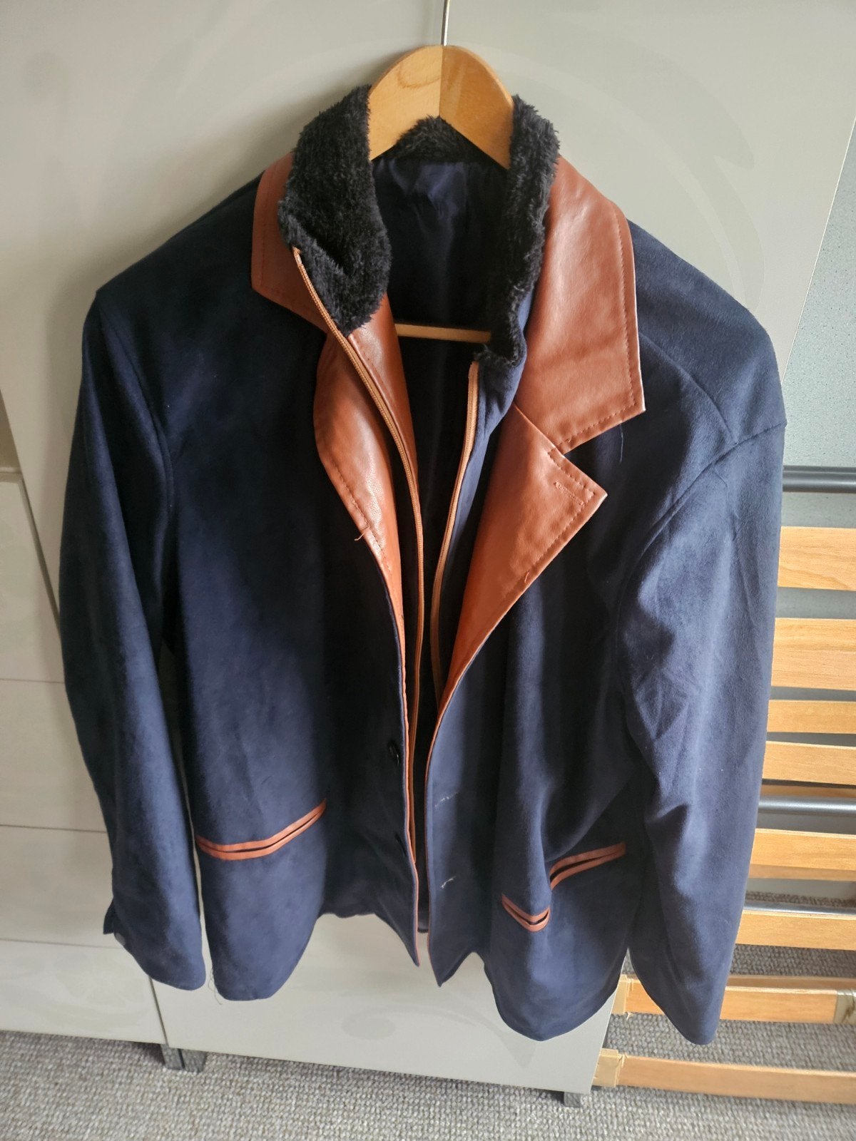 Retro blazers met kraag, Ophalen, Nieuw, Maat 56/58 (XL), Blauw