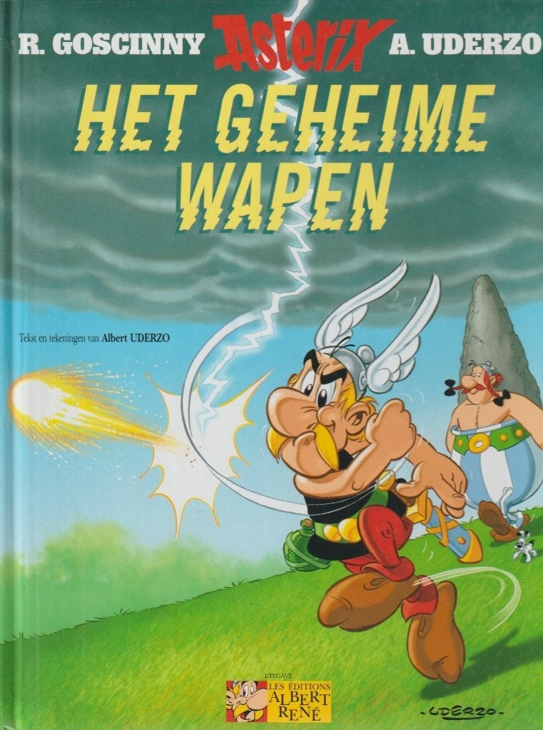 Asterix 33 Het geheime wapen hardcover, Eén stripboek, Ophalen of Verzenden, Zo goed als nieuw