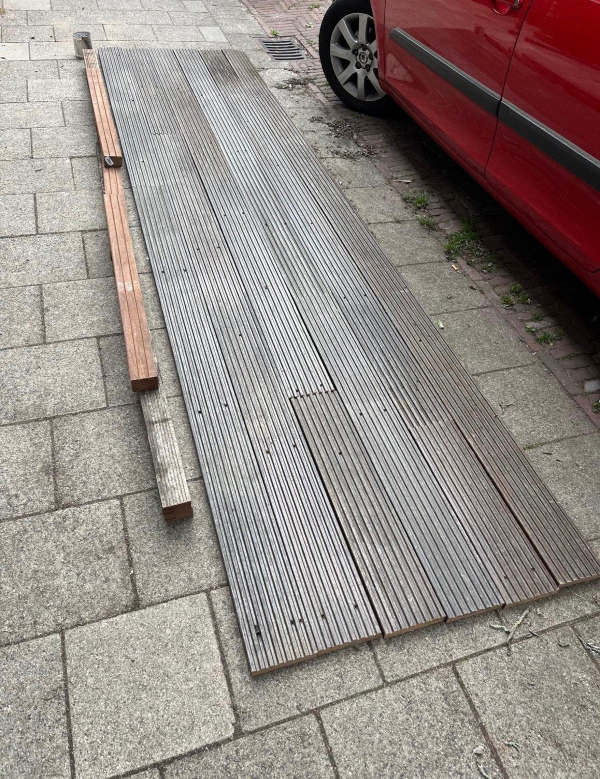 Vlonderplanken bankirai voor een terras of balkon, Ophalen of Verzenden, Hout