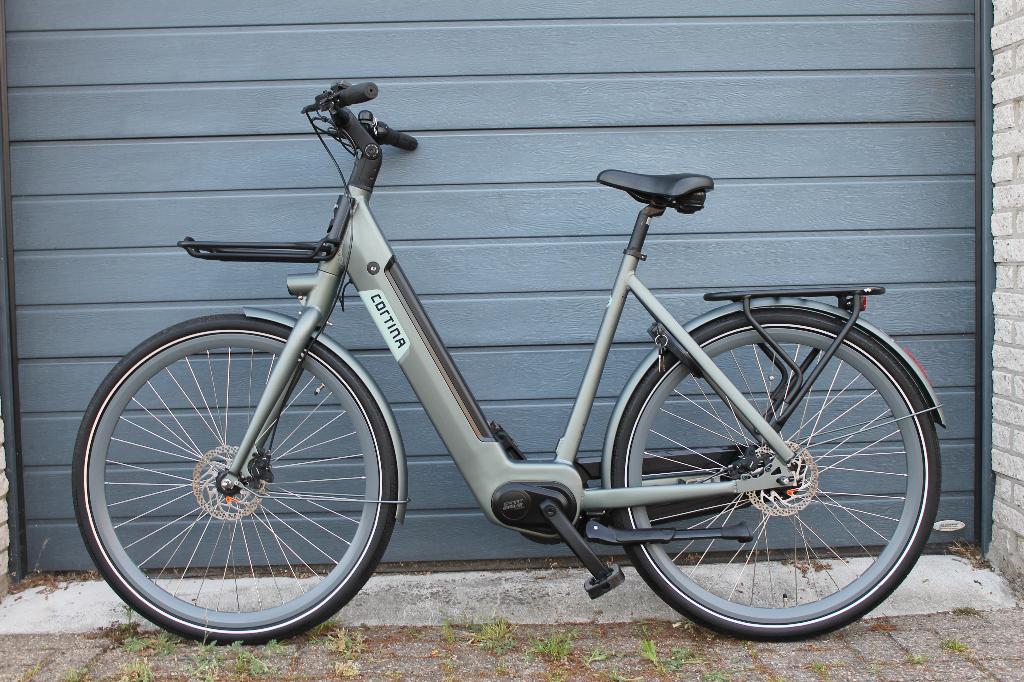 Cortina E-Nite dames e-bike lage instap framemaat 57, Ophalen, Zo goed als nieuw, Cortina, 50 km per accu of meer